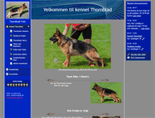 Tablet Screenshot of kennel-thornblad.dk